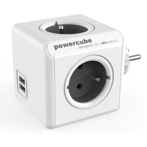 POWERCUBE ORIGINAL USB 4 zásuvky šedá