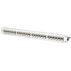 Síťový patch panel Metz Connect 130921-E, 24 portů, CAT 6A, 1 U