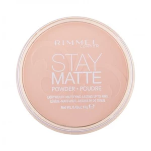 Rimmel London Stay Matte 14 g pudr pro ženy 009 Amber