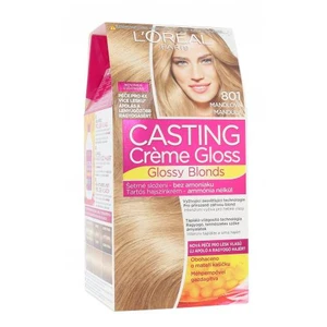 L´Oréal Paris Casting Creme Gloss Glossy Blonds 48 ml barva na vlasy pro ženy 801 Silky Blonde