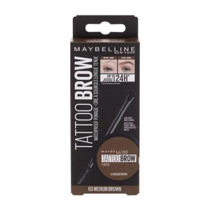 Maybelline Brow Tattoo Lasting Color Pomade 4 g gel a pomáda na obočí pro ženy 03 Medium Brown