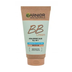 Garnier Skin Naturals BB Cream Hyaluronic Aloe All-In-1 SPF25 50 ml bb krém pro ženy Medium na smíšenou pleť; na mastnou pleť