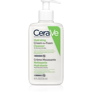 CeraVe Cleansers čistiaci penivý krém pre normálnu až suchú pleť 236 ml
