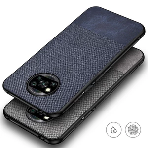 Bakeey Business Breathable Canvas Sweatproof TPU Shockproof Protective Case for POCO X3 PRO /POCO X3 NFC