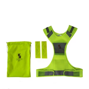 Running 360° Reflective Vest Kids Adjustable Waist Night Safety Vest with Reflective Bands for Electric Bike Scooter Mot