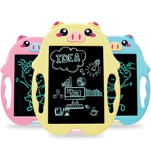 9-inch Smart Children Cartoon Pig LCD Writing Tablet Electronic Drawing Board Children's Smart Handwriting Draft Pad for