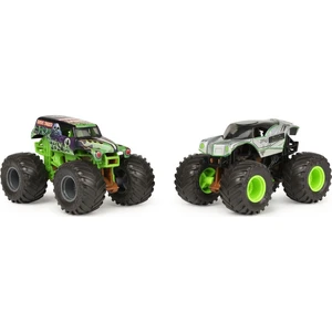 Monster Jam Sběratelská auta dvojbalení 1:64 Grave Digger a Alian Invasion