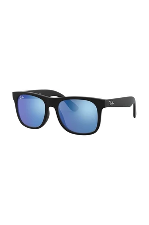 Detské slnečné okuliare Ray-Ban JUSTIN JUNIOR JUSTIN čierna farba, 0RJ9069S, 0RJ9069S