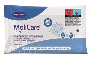MoliCare Skin Napustené umývacie rukavice 8 ks