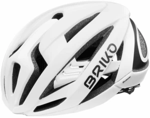 Briko Quasar Shiny White L Cască bicicletă