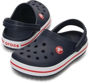 Crocs Kids' Crocband Clog Navy/Red 30-31