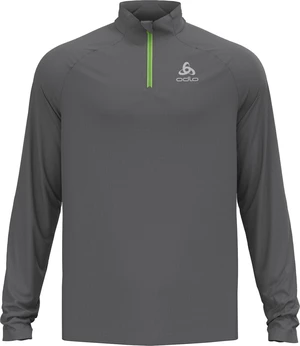 Odlo Essential Half-Zip Midlayer Steel Grey L Sweat-shirt de course