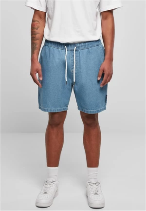 Southpole Denim Shorts in Mid Blue Washed