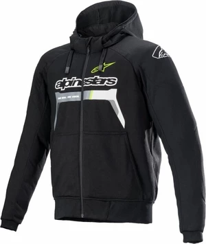 Alpinestars Chrome Ignition Hoodie Black/Yellow Fluorescent M Textildzseki