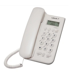 New Corded Basic Landline Phone, FSK/DTMF Simple Caller ID Telephone with LCD Incoming Call Number Display,