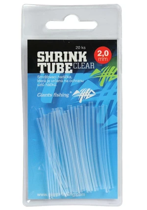 Giants fishing smršťovací hadička shrink tube clear 20 ks - 2 mm