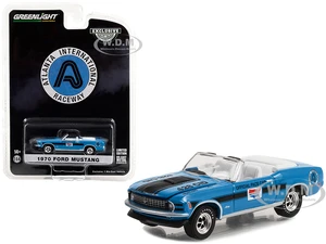 1970 Ford Mustang Mach 1 428 Cobra Jet Convertible "Atlanta International Raceway Official Pace Car" "Hobby Exclusive" Series 1/64 Diecast Model Car