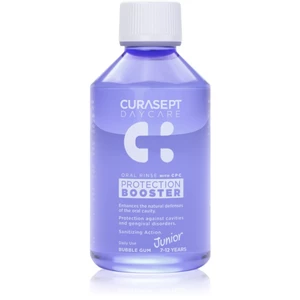 Curasept Daycare Protection Junior Booster ústní voda pro děti 7-12 years Bubble Gum 250 ml