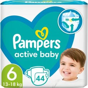 Pampers Active Baby Size 6 jednorázové pleny 13-18 kg 44 ks