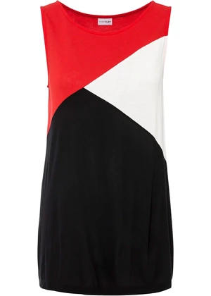 Top s dizajnom colorblocking