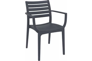 Zahradní židle Dekorhome Sivá,Zahradní židle Dekorhome Sivá