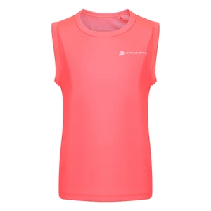 Kids quick-drying tank top ALPINE PRO SCODO diva pink