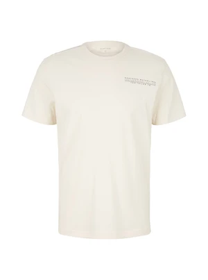 Beige Men's T-Shirt Tom Tailor - Men