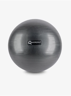 Black Gym Ball 55 cm Worqout Gym Ball - unisex