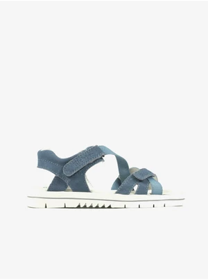 Blue Girls' Suede Sandals Richter - Girls