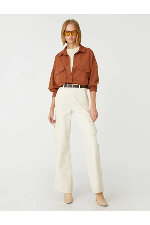 Koton Buttoned Pocket Shacket