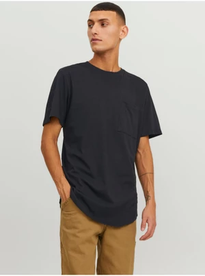 Men's Black T-Shirt with Pocket Jack & Jones Noa - Men's