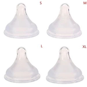 1PC Baby Soft Safety Liquid Silicone Pacifier Nipple Natural Flexible Replacement Accessories For Wide Mouth Milk Bottle
