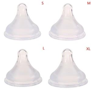 1PC Baby Soft Safety Liquid Silicone Pacifier Nipple Natural Flexible Replacement Accessories For Wide Mouth Milk Bottle