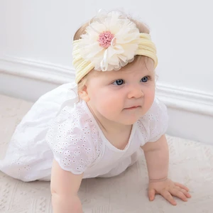 Newborn Baby Girls Rabbit Headband Soft Elastic Bow Knot Hair Band Set gift