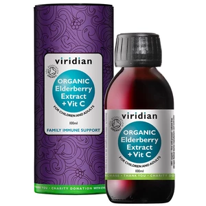 Viridian Elderberry Extract + Vitamin C Organic 100 ml