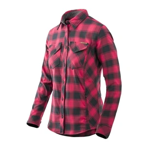 Dámska košeľa Marigold Helikon-Tex® – CORAL CRIMSON CHECKERED (Farba: CORAL CRIMSON CHECKERED, Veľkosť: XXL)