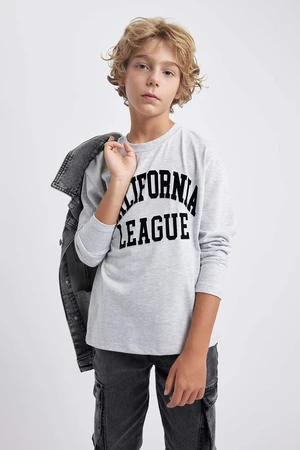 DEFACTO Oversize Fit Long Sleeve T-Shirt