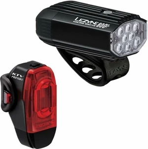 Lezyne Micro Drive 800+/KTV Drive Pro+ Pair Satin Black/Black Front 800 lm / Rear 150 lm Lumini bicicletă