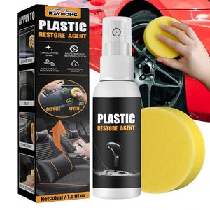 Car Refurbished Cleaning Agent Plastics Parts Retreading Agent Car Plastics Restorer Interior Cleaning Agent For Car Effective