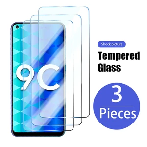 3PCS Tempered Glass for Honor 30 20 10 9 8 Lite Protective Glass for Honor 20 8 8A Pro 30i 20i 10i 9X 8X 9C 9A Screen Protector