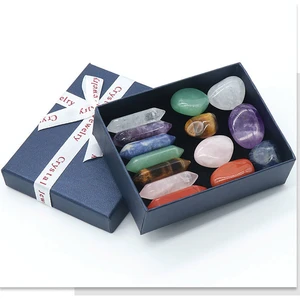 fashion Crystal pillar Orgone necklace Pendant making jewelry 7 Chakra Healing Crystal natural Stone charm gift free shipping