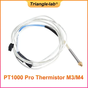 Trianglelab PT1000 Pro Thermistor Cartridge M3 M4 Screw Temperature Sensor High temPerature 450℃ 3D Printer