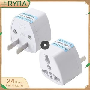 To EU Plug Adapter Korea KR Euro Europea To America China Canada UK AU Universal Travel Adapter AC Converter Power Adaptor