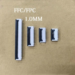 NEW FFC/FPC Flexible Flat Cable Connector For all computers Laptop 1.0 mm pitch in length 4pin-24pin Cable socket Lower contact