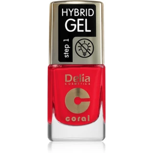 Delia Cosmetics Coral Hybrid Gel gelový lak na nehty bez užití UV/LED lampy odstín 119 11 ml