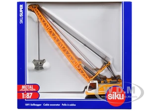 Liebherr Cable Excavator Yellow 1/87 (HO) Diecast Model by Siku