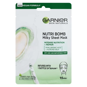 GARNIER Skin Naturals Nutri Bomb Textilná maska s mandľovým mliekom 28 g