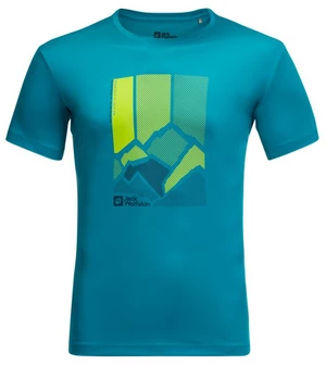 Jack Wolfskin Pánské funkční tričko Peak Graphic T M S, everest blue