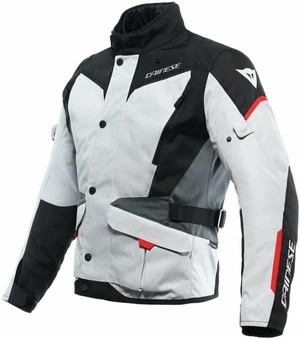 Dainese Tempest 3 D-Dry Glacier Gray/Black/Lava Red 50 Blouson textile