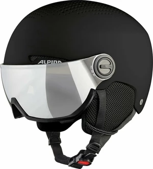 Alpina Arber Visor Q-Lite Ski Helmet Black Matt L Casque de ski